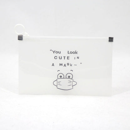 Cartoon mask storage bag