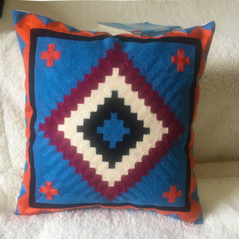 Three Dimensional Embroidery Cushion Cover