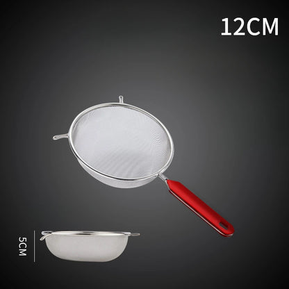 1pc/3pc Fine Mesh Strainer, Flour Sifter, Stainless Steel Sieve, Kitchen Gadgets, Home Kitchen Items