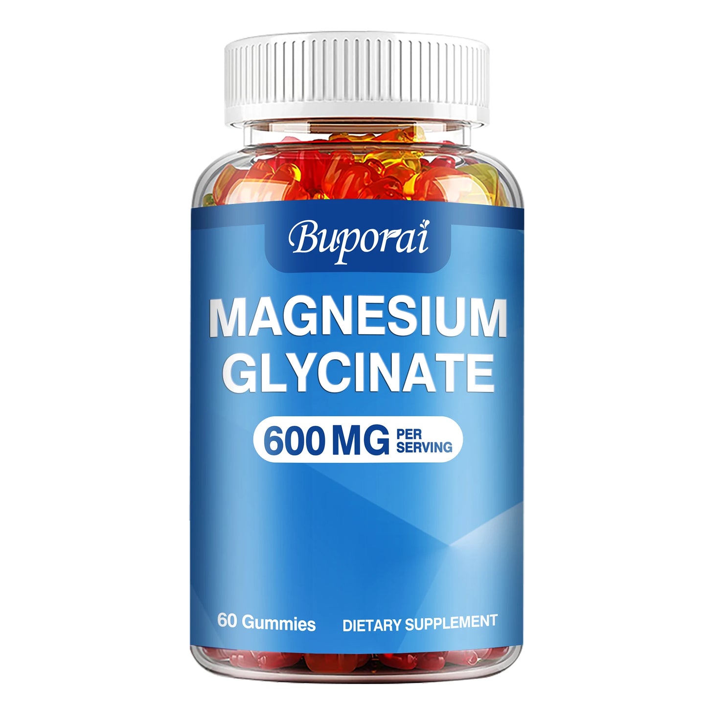 Magnesium Glycinate Gummies - for Relaxation, Cognition & Sleep Quality, Supports Nerve & Bone & Muscle Health - 60 Gummies