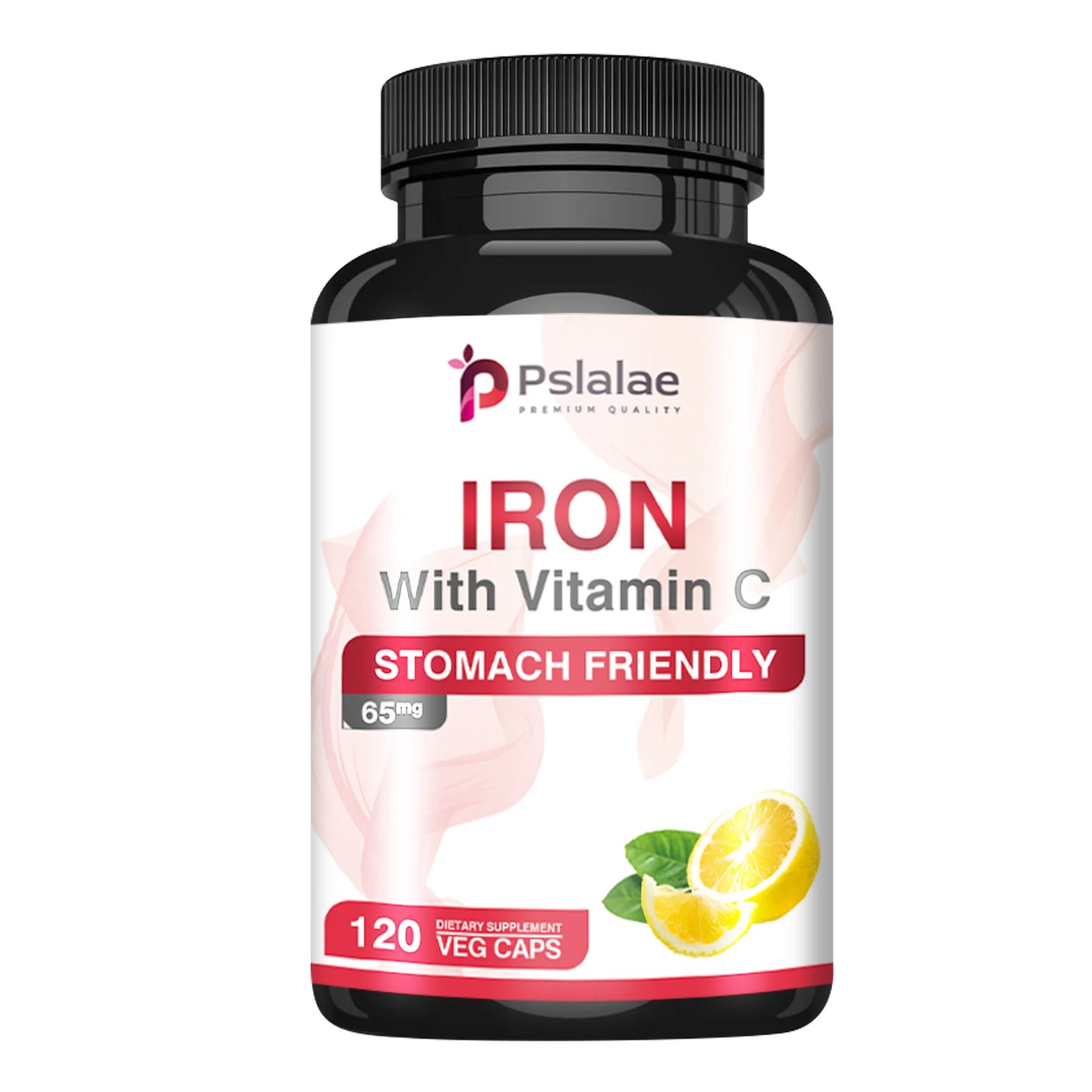 Iron 65 Mg - Supports Blood Cell Production and Promotes Heart, Brain, Muscle and Immune Health - 120 Capsules