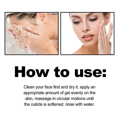 West&Month 50g Purifying Exfoliating Gel Cleaning Pores Blackhead Dark Dead Skin Remover Repair Cleans Dirt Oil Face Body Gel