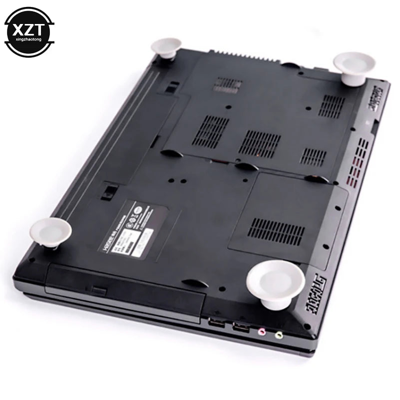Universal 2Pcs Convenient Mini Big + 2Pcs Small Notebook Laptop Cooling Pads Skidproof Pad Sucker Uplift Cooler Stand