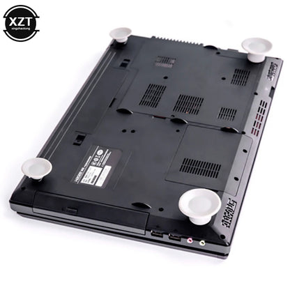 Universal 2Pcs Convenient Mini Big + 2Pcs Small Notebook Laptop Cooling Pads Skidproof Pad Sucker Uplift Cooler Stand
