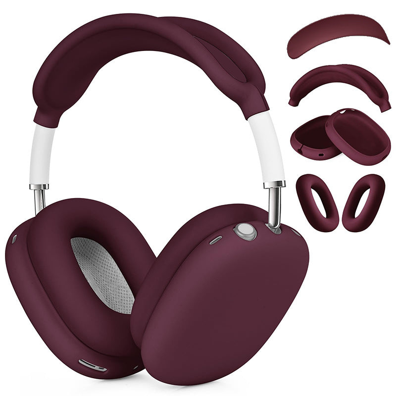 Earphone Case Silicone Earphone Case Bluetooth Headphone Case Head-mounted Protective Case