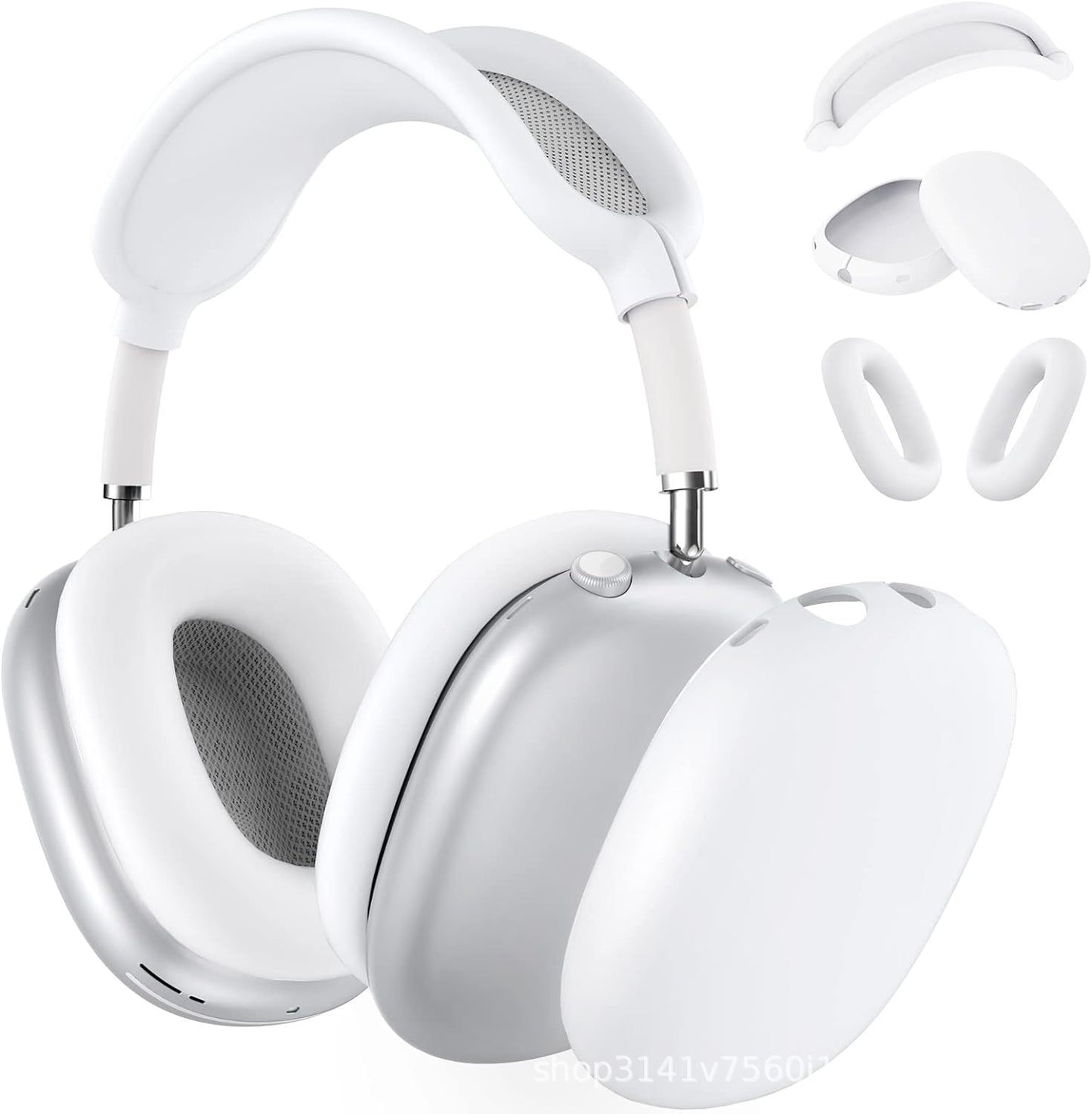 Earphone Case Silicone Earphone Case Bluetooth Headphone Case Head-mounted Protective Case