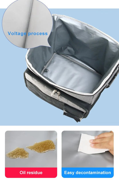 60 Can Large Soft Cooler Bag -Heat Preservation Refrigeration Bag Waterproof Collapsible All-Terrain Cart with Wheels for Beach