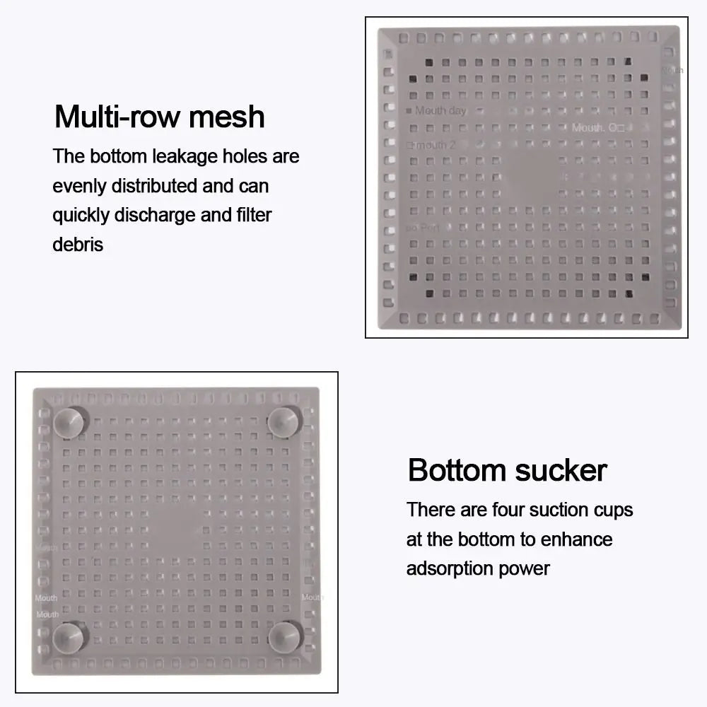 New Kitchen Sink Strainer Filter Sewer Outfall Anti-clogging Sealing Pad Bathroom Floor Drain Strainer Shower Drain Pad Durable