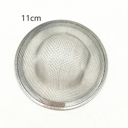 New Kitchen Sink Strainer Stainless Steel Flume Filter Mesh Trap Bathtub Wash Basin Sundries Drain Hole Strainer Kitchen Gadget