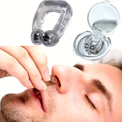 8pcs Silicone Magnetic Nose Clip, Anti-Snoring Device - Comfortable and Effective Sleep Aid, Improve Sleep Quality