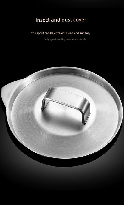 German 304 Stainless Steel Oiler For Home Kitchen Oil Strainer Jug Handy Gadget Oil Residue Strainer Oil Separator Oil Leakage Net Pot