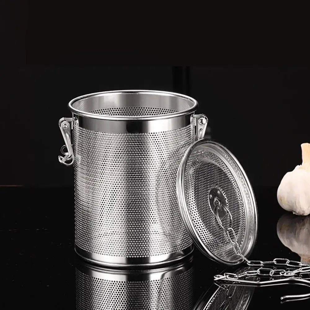 Stew Seasoning Strainer Kitchen Stainless Steel Brine Basket Filter Bag Brine Cage Aniseed Strainer Seasoning Ball Seasoning Box
