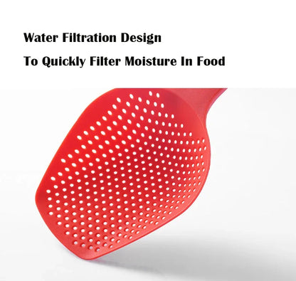 Vegetable Strainer Cooking Shovels Vegetable French Fries Strainer Scoop Nylon Spoon Large Colander Soup Filter Kitchen Tools