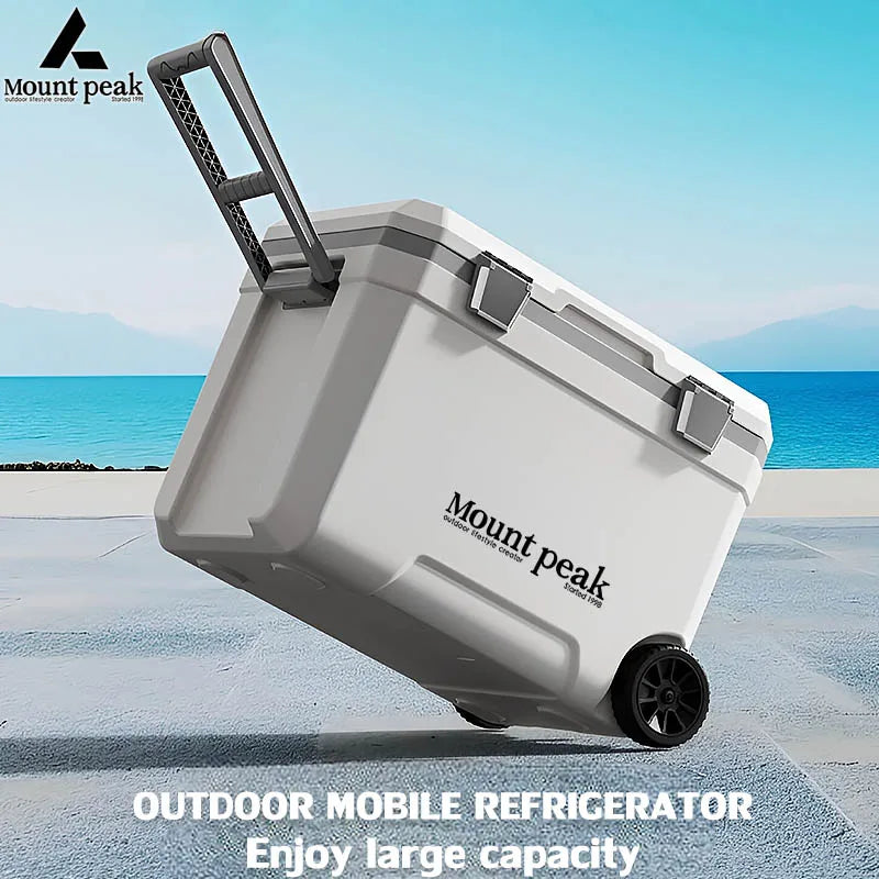 Mount Peak Camping Refrigerator Insulated Box 45L Large Capacity Portable Food BBQ Refrigerator Outdoor
