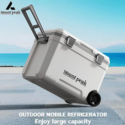 Mount Peak Camping Refrigerator Insulated Box 45L Large Capacity Portable Food BBQ Refrigerator Outdoor
