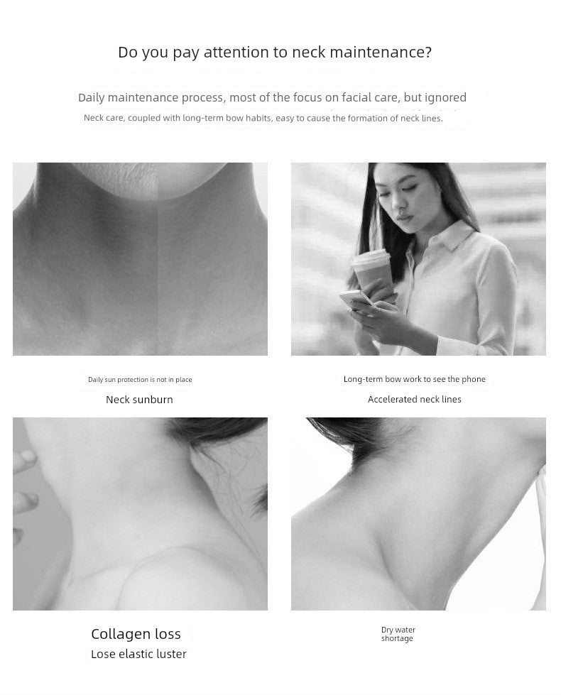 Beauty Instrument For Home Facial Beauty Neck Massage Instrument Neck Pattern French Pattern Lifting and Tightening Handy Gadget Eye Inductive Therapeutical Instrument