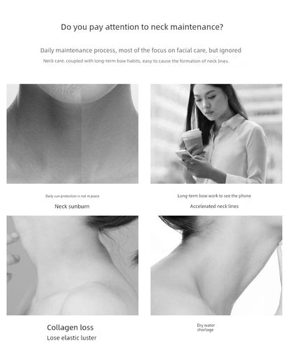 Beauty Instrument For Home Facial Beauty Neck Massage Instrument Neck Pattern French Pattern Lifting and Tightening Handy Gadget Eye Inductive Therapeutical Instrument