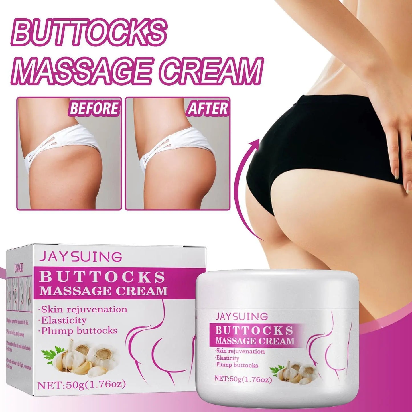 Natural Buttock Enlargement Cream