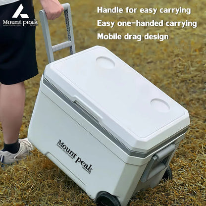 Mount Peak Camping Refrigerator Insulated Box 45L Large Capacity Portable Food BBQ Refrigerator Outdoor