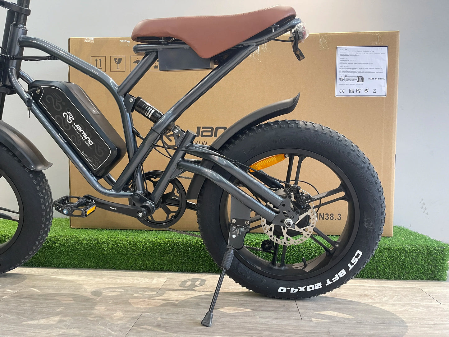 jansno x50 Adult Electric Bike 750W Motor EBicycle 48V 14AH 20 Inch Tire E-Bike Electric Mountain Bike Off-Road Motorcycle