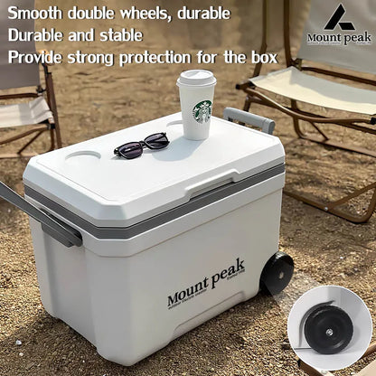 Mount Peak Camping Refrigerator Insulated Box 45L Large Capacity Portable Food BBQ Refrigerator Outdoor