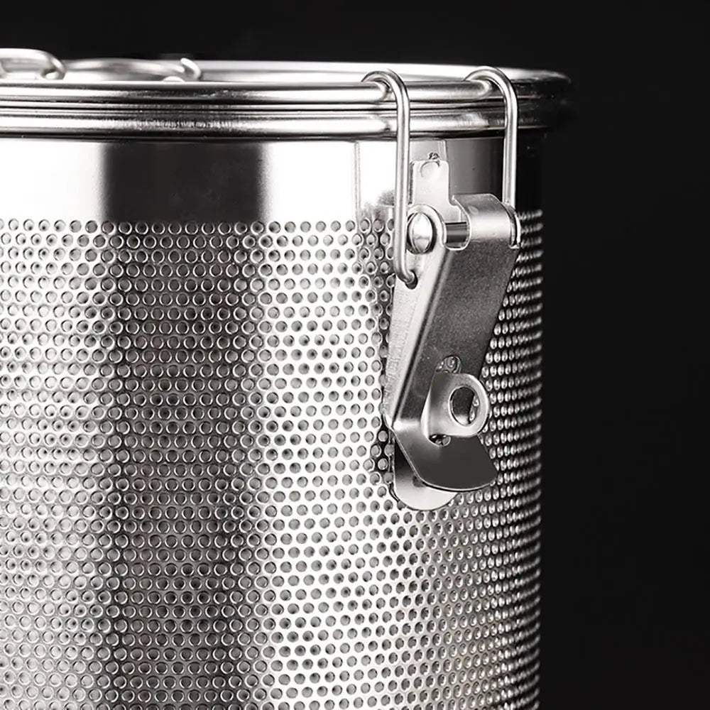 Stew Seasoning Strainer Kitchen Stainless Steel Brine Basket Filter Bag Brine Cage Aniseed Strainer Seasoning Ball Seasoning Box