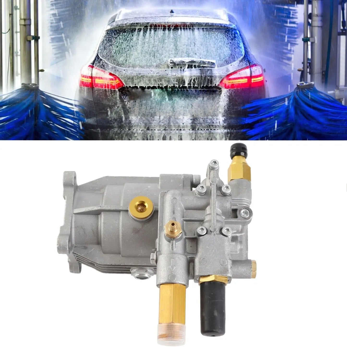 High Pressure Washer Pump 3/4in Horizontal Shaft Power Washing Pump 2610-3000PSI 2.2-2.4GPM