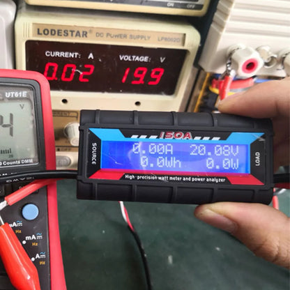 1PC 150A  0-60V High Precision Watt Meter Power Analyzer Backlight LCD Screen Digital Wattmeter Power Analyzer Voltmeter Ammeter