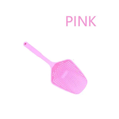 Vegetable Strainer Cooking Shovels Vegetable French Fries Strainer Scoop Nylon Spoon Large Colander Soup Filter Kitchen Tools
