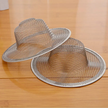 New Kitchen Sink Strainer Stainless Steel Flume Filter Mesh Trap Bathtub Wash Basin Sundries Drain Hole Strainer Kitchen Gadget