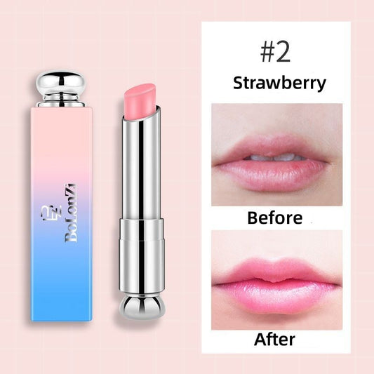 Warming Color-changing Lip Balm Long-Lasting Women Girls Moisturizing Waterproof Removing Dead Skin Care Lipstick Makeup