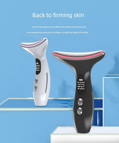 Beauty Instrument For Home Facial Beauty Neck Massage Instrument Neck Pattern French Pattern Lifting and Tightening Handy Gadget Eye Inductive Therapeutical Instrument