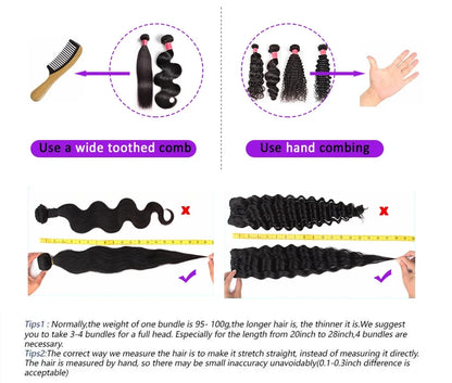 Virgin Raw Body Wave Bundles 1/3/4PCS Human Hair Extensions 100% Unprocessed Hair Bundles Hair Weave Extensions Double Weft
