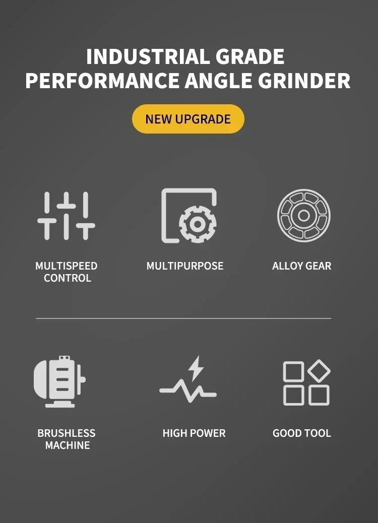 Dewalt DCG 100/125/150MM Impact Polishing Machine Cutting Machine Wireless DIY Woodworking DEWALT Electric Tool Cutting Tools