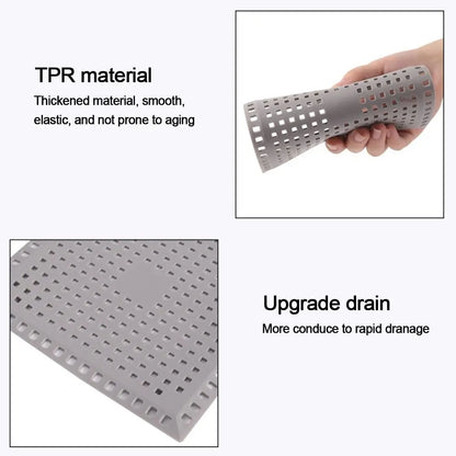 New Kitchen Sink Strainer Filter Sewer Outfall Anti-clogging Sealing Pad Bathroom Floor Drain Strainer Shower Drain Pad Durable