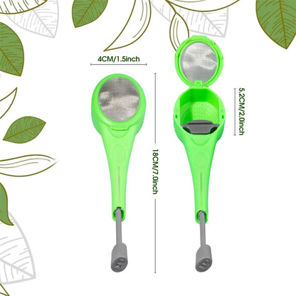 1pcs Tea Infuser Loose Leaf Teas Strainer Stands In Cups Or Mugs Mesh Stainless Steel to Infuse Filter Strain for Infusion