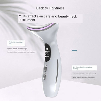 Beauty Instrument For Home Facial Beauty Neck Massage Instrument Neck Pattern French Pattern Lifting and Tightening Handy Gadget Eye Inductive Therapeutical Instrument