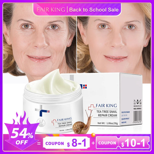 Snail Face Cream Collagen Anti-Wrinkle Whitening Facial Cream Hyaluronic Acid Moisturizing Anti-aging Nourishing Serum Skin Care