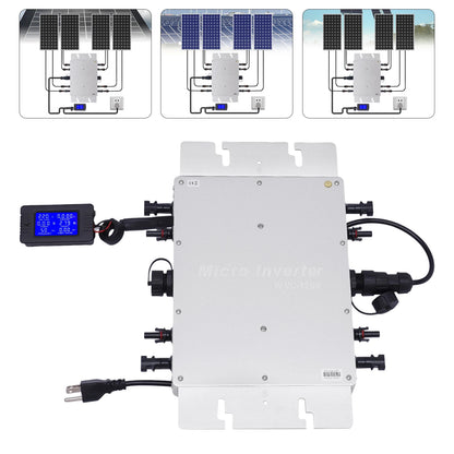 WVC-1200W Solar Grid Tie Inverter Waterproof IP65 Pure Sine Wave Inverter