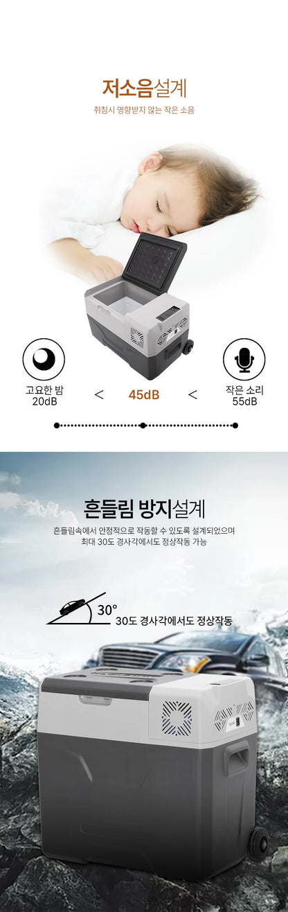 Alpicool CX 30L 40L 50L Car Refrigerator Fridge Small Freezer 12V Compressor Portable Cooler 220V For Home Use Vehicle Truck