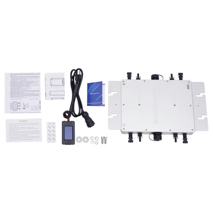 WVC-1200W Solar Grid Tie Inverter Waterproof IP65 Pure Sine Wave Inverter