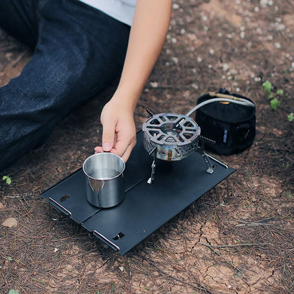 Camping Mug Stainless Steel Coffee Cup Tourist Tableware Picnic Utensils Outdoor Kitchen Equipment Cooking Set Cookware Hiking