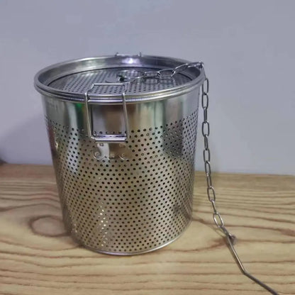 Stew Seasoning Strainer Kitchen Stainless Steel Brine Basket Filter Bag Brine Cage Aniseed Strainer Seasoning Ball Seasoning Box
