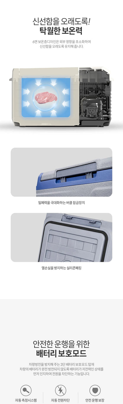 Alpicool NL15 Car Refrigerator Fridge Small Freezer 12V Compressor Portable Cooler 220V For Home Use Vehicle Truck