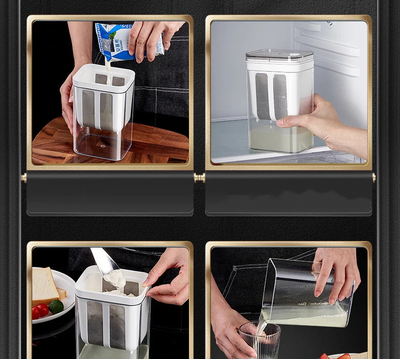 Yogurt Filter Food Strainer Greek Yogurt Machine Filter Screen Cold Extraction Whey Separation Tools Cheese Moisture Seperator