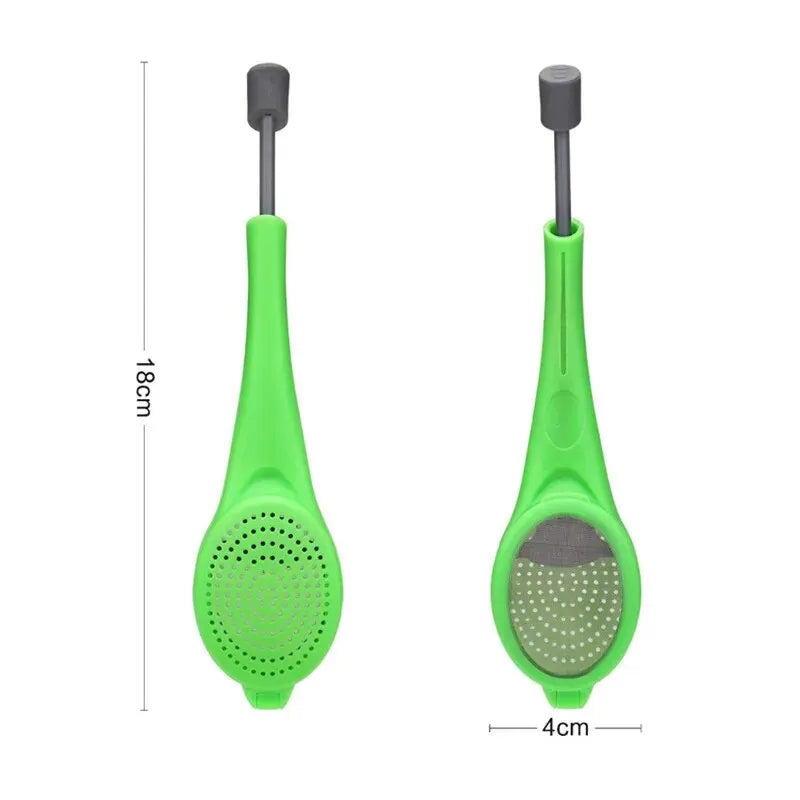 1pcs Tea Infuser Loose Leaf Teas Strainer Stands In Cups Or Mugs Mesh Stainless Steel to Infuse Filter Strain for Infusion