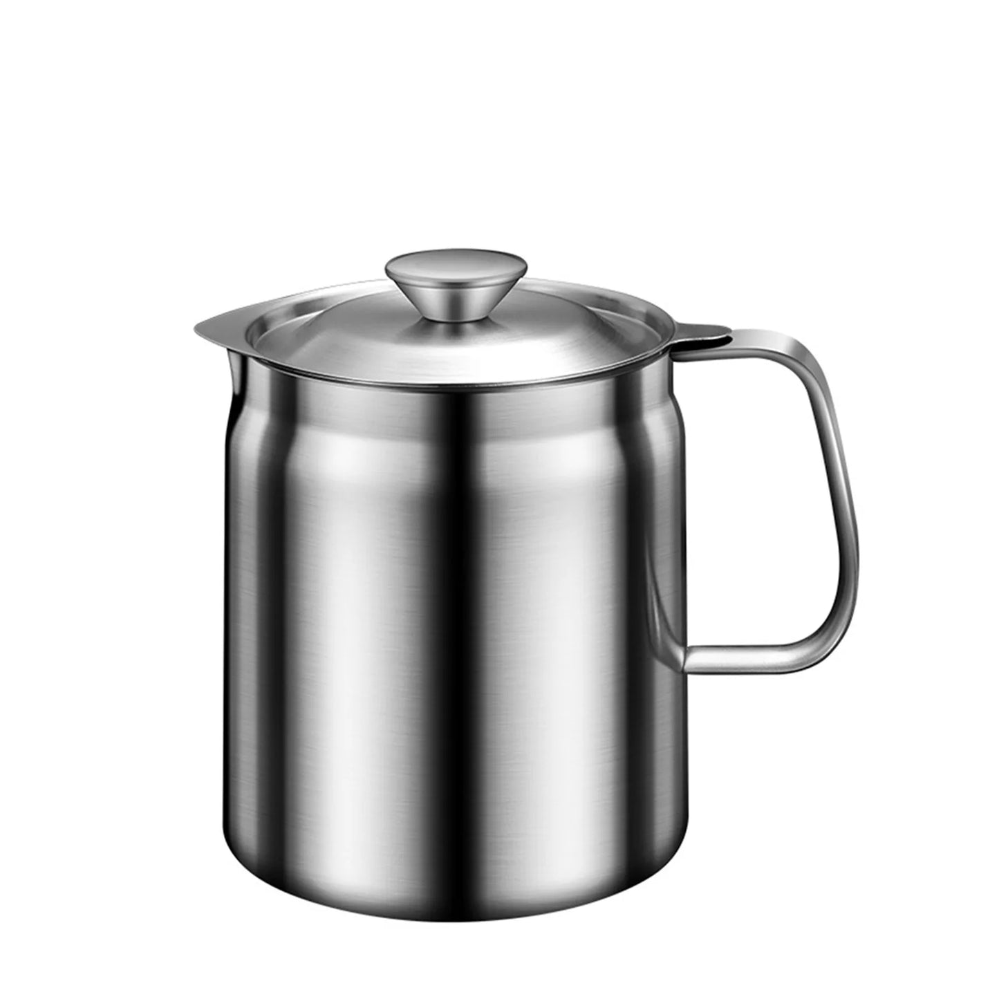 Stainless Steel Oil Strainer Pot for Filtering and Storing Hot Oil Frying Oil and Grease in Restaurants and Homes