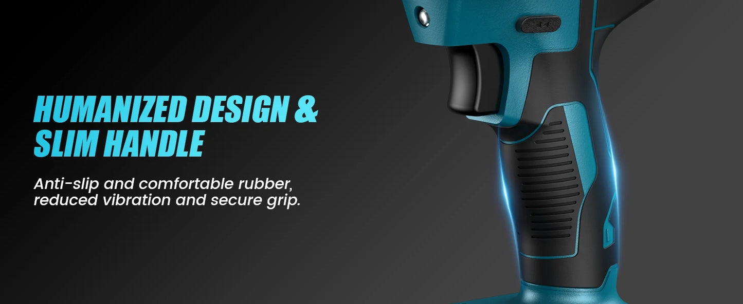 Seesii WH710 Cordless Electric Impact Wrench 1/2" for Car 665Ft-lbs(900N.m) Brushless 3300RPM High Torque Gun 2x 4.0Ah Battery