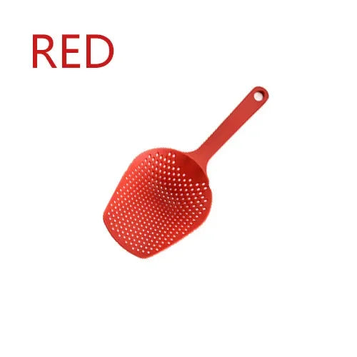 Vegetable Strainer Cooking Shovels Vegetable French Fries Strainer Scoop Nylon Spoon Large Colander Soup Filter Kitchen Tools