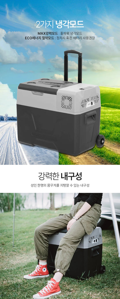 Alpicool CX 30L 40L 50L Car Refrigerator Fridge Small Freezer 12V Compressor Portable Cooler 220V For Home Use Vehicle Truck